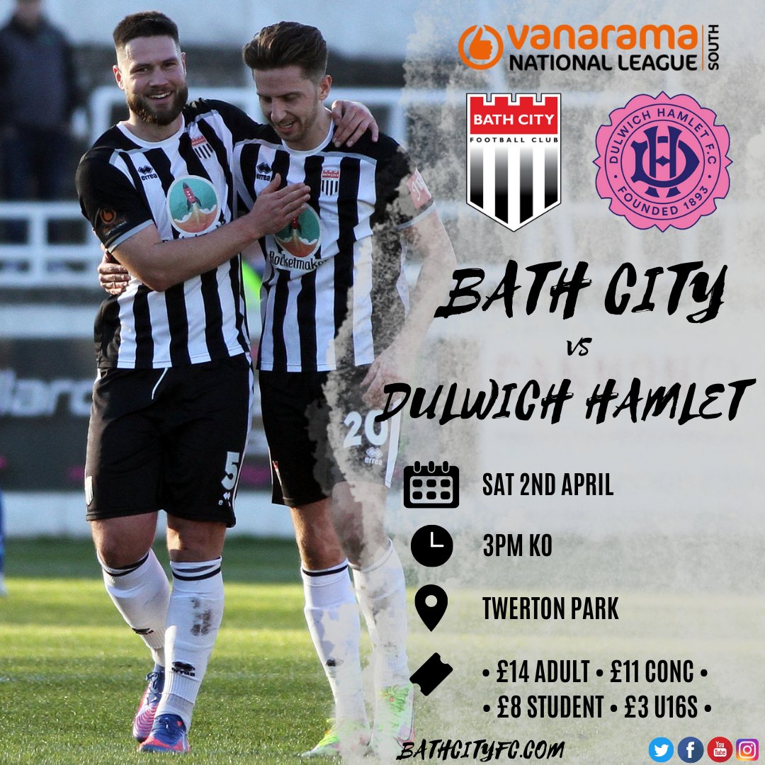 Bath City FC on Twitter: "SATURDAY ⚽️ | City welcome play-off ...