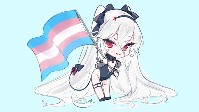 happy international trans visibility day! 🏳️‍⚧️🤍💙 
