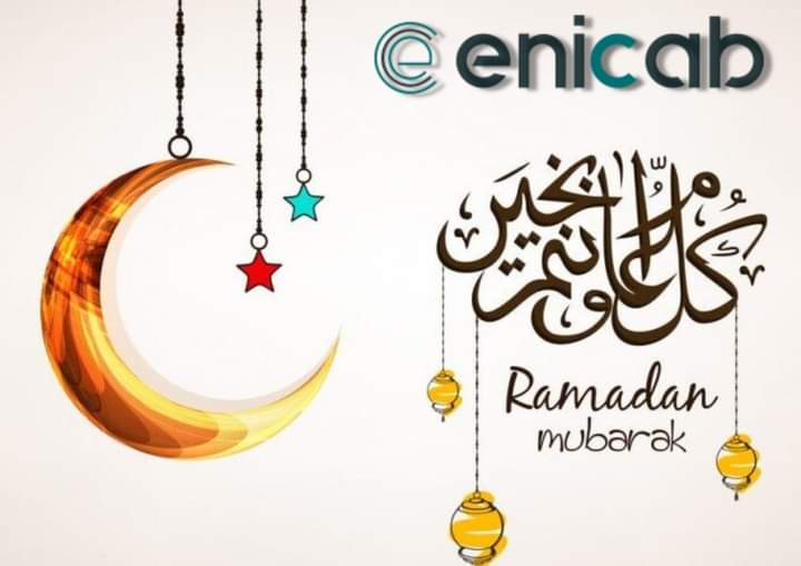 ENICAB_SPA's tweet photo. بمناسبة حلول شهر رمضان المعظم، تتوجه شركة @ENICAB_SPA وعلى رأسها المدير العام، السيد عادل دردر, الى جميع زبائنها، عمالها و عملائها الكرام بخالص التهاني والتبريكات، متمنين من الله أن يعيده عليكم وعلى أسركم بالخير واليمن والبركات. 
#رمضان_كريم https://t.co/TXn1ojYhik