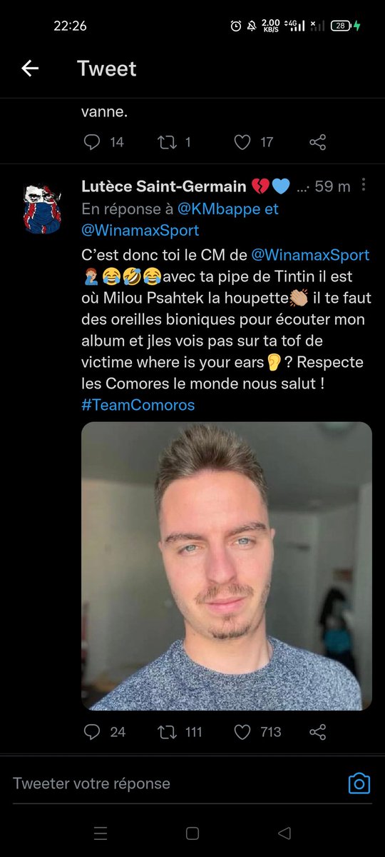 Nitroprono1's tweet photo. @ChinwAlphaWann @KMbappe @WinamaxSport CTRL C, CTRL V https://t.co/hlkuwkMYNj