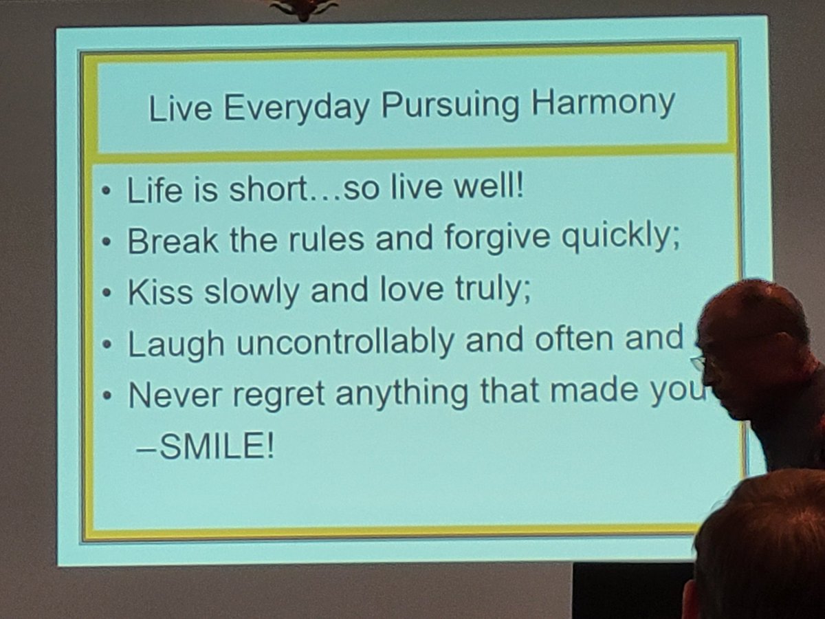 MBDCoach's tweet photo. Dr. Harris sharing wonderful nuggets of wisdom with RAA's school leaders. "Manage your time or your time will manage you!" As leaders, we must live everyday pursuing harmony. We must live on purpose, with purpose, and for a greater purpose! @VTSchoolLeaders https://t.co/FerNSnGwEx