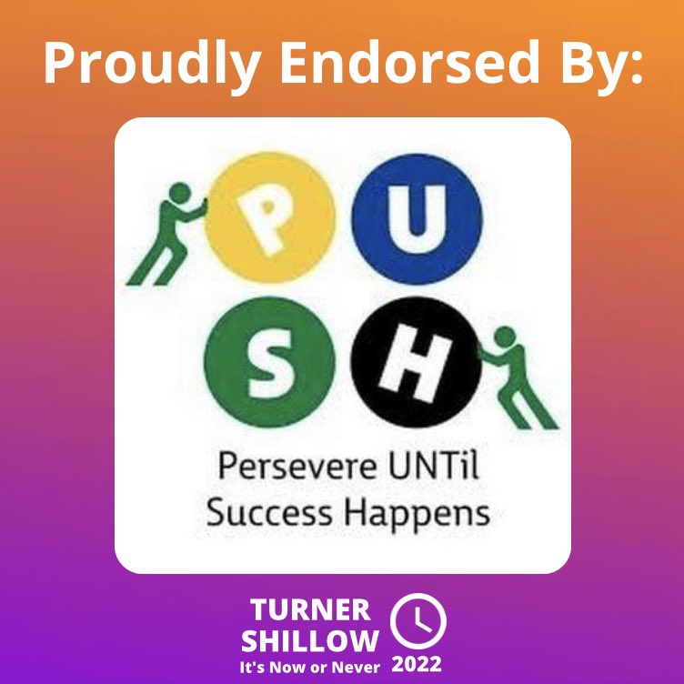 NoworNever_2022's tweet photo. We’re proud to receive the endorsement of @UNTPUSHorg! The mission of Persevere Until Success Happens is to raise awareness about the experiences of youth in the child welfare system and to promote excellence and fellowship to foster care alumni and students.

#ItsNoworNever https://t.co/YQgQHlKrpR