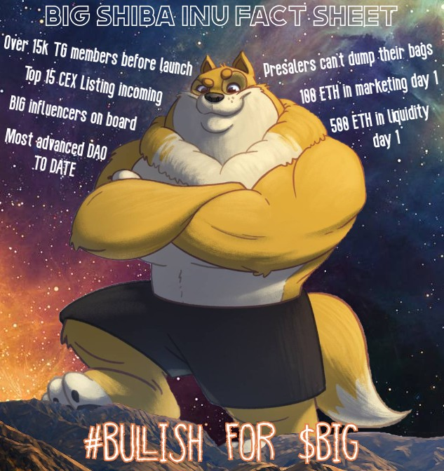 cryptocharles (@bigrydao) on Twitter photo <a href="/ksicrypto/">KSIsBiggestHater</a> <a href="/stablekwon/">Do Kwon ๐</a> The pump aint started yet, but you can find out more on t.me/BIGSHIBACHAT
<a href="/BigShibaInu/">BIG SHIBA INU</a> <a href="/ksicrypto/">KSIsBiggestHater</a> <a href="/stablekwon/">Do Kwon ๐</a> The pump aint started yet, but you can find out more on t.me/BIGSHIBACHAT
<a href="/BigShibaInu/">BIG SHIBA INU</a>