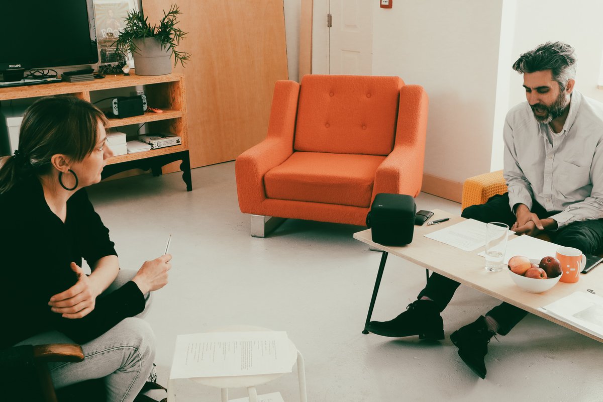 yellobrick's tweet photo. Rehearsals began earlier this week. Take a look inside our rehearsal room and see @memetalialabora and @HMcPake working on SET (the on-demand audio for #DYAD: RISE &amp; SET). 

PS Flash Sale ends tomorrow at 6am - just before sunrise! ⏰ Dode DYAD2022 ☀️ https://t.co/Wxew7dQvvO https://t.co/JCBiyVcj4i