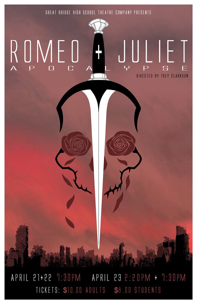 Gbhwildcats's tweet photo. Theatre is coming back to Great Bridge! Mark your calendars for A twist on #Shakespeare's Romeo & Juliet! Show your support by coming out or purchasing a sponsorship at https://t.co/7hPISRKyho @cpschoolsva #breakaleg #balconyscene #starcrossedlovers https://t.co/OTzIhA6JYJ