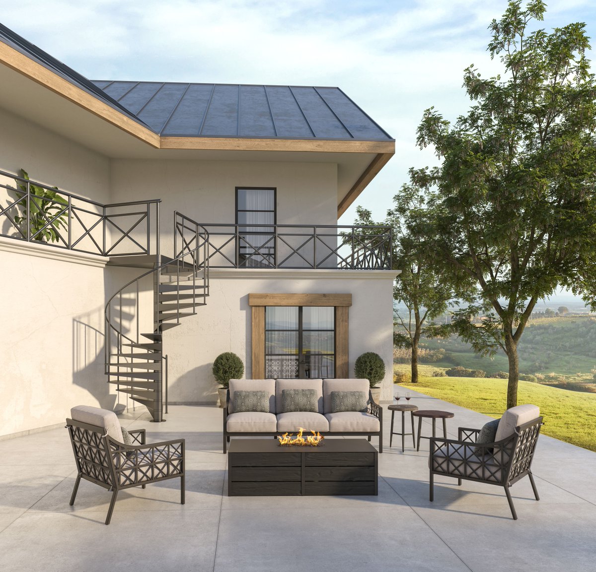 Modern decadence is on full display with the Saxton Collection, bringing luxury to your outdoor living area.

Discover more: bit.ly/3fUd9IN