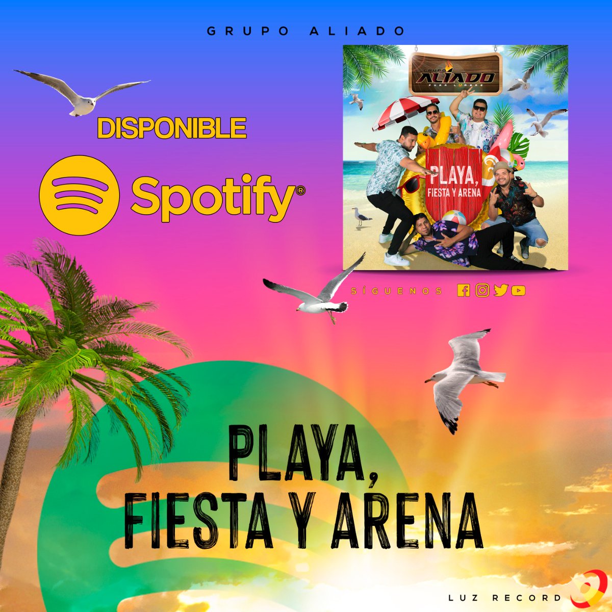 Descarga los mejores temas de aliado a través de <a href="/Spotify/">Spotify</a> ▶ 𝗣𝗹𝗮𝘆𝗮, 𝗙𝗶𝗲𝘀𝘁𝗮 𝘆 𝗔𝗿𝗲𝗻𝗮, lista para escuchar y bailar😎💃

#playa #fiesta #arena #SemanaSanta #ss2022 #mazatlan #puralumbre🔥