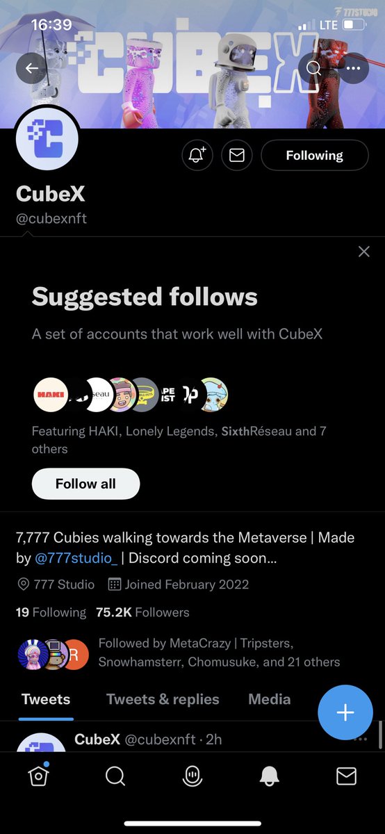 JamesWellingz's tweet photo. @cubexnft done ✅ https://t.co/SkqlKFW4yz