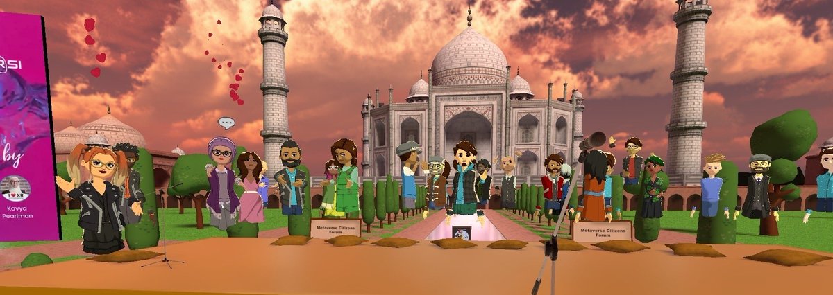 XRSIdotorg's tweet photo. Thanks to @AltspaceVR team for lending support and ensuring this important celebration of communities focused on human rights in the #Metaverse is a success π and being there to listen to the concerns and success stories of #MetaverseCitizens https://t.co/G4KLvPiEj5