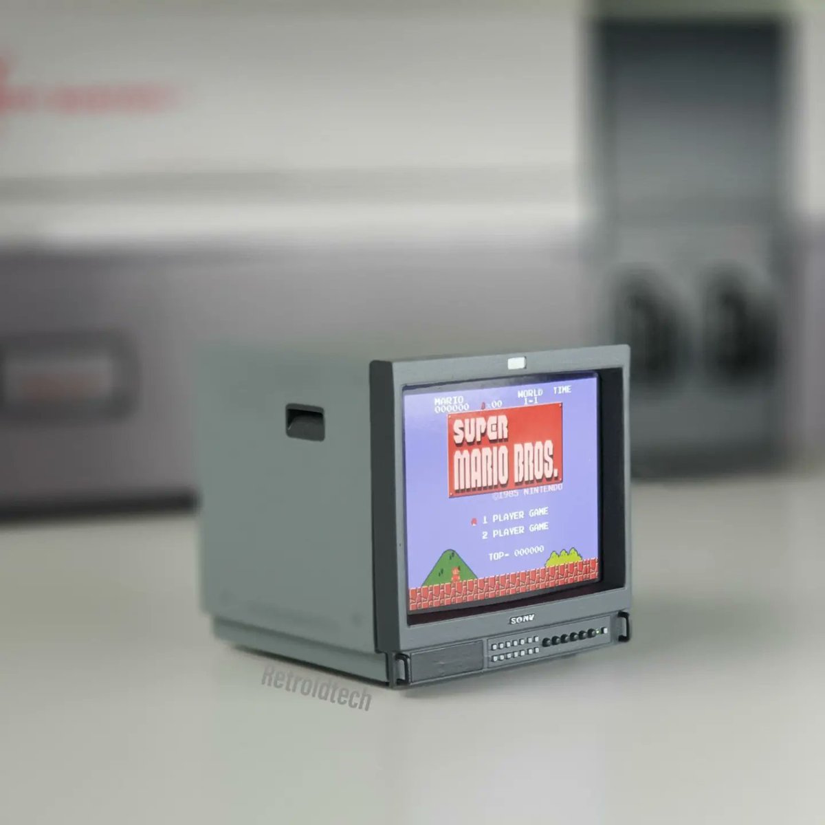 Retroldtech's tweet image. New miniature Sony PVM 20M4E with interchangeable screens 📺😍
#sonypvm #pvmmonitor #crtmonitor #crtgaming #crttv #retrogamimg #miniature #miniatures #snes #supernintendo  #toyphoto #toyphotography #actionfiguresphotography