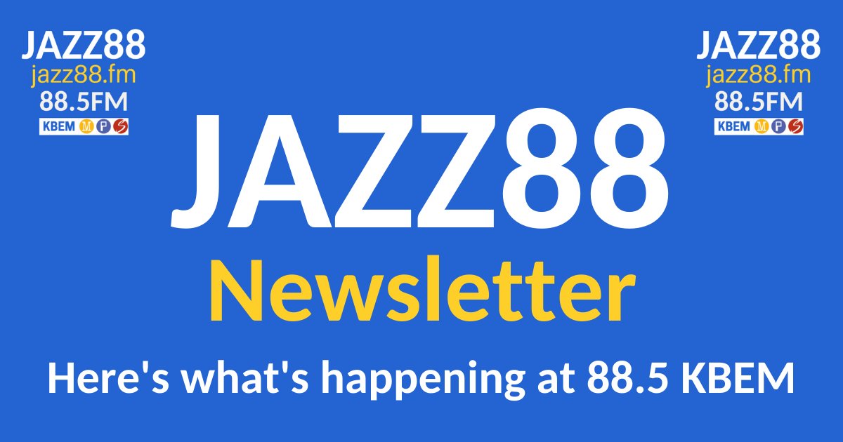 KBEMfm's tweet photo. We unveil the NEW #Jazz88 #coffeemug (&amp; how to get one), introduce a NEW program into our Sat. lineup, &amp; we're giving away a pair of tickets to the 4/4 #JeremyWalker Trio show @ the #Dakota! 'Tis a fine publication! https://t.co/7p54QICTsw
#KBEM #swag #livemusic #SpringDrive https://t.co/WsVWNO6vry
