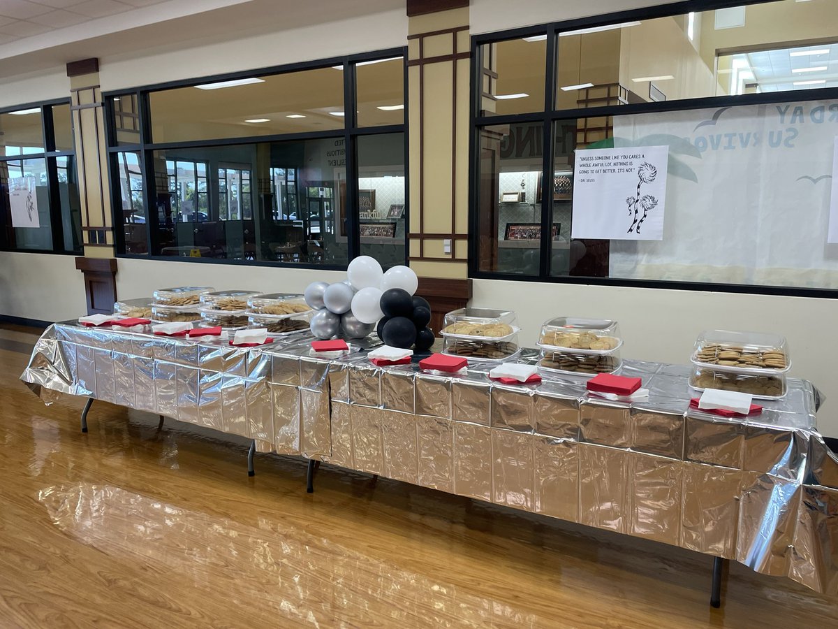 cpjhsterrell's tweet photo. We are ready for our National Junior Honor Society Induction this evening at CPJHS!! Thank you to CPJHS PTO for the beautiful balloon arrangements! Can’t wait!! @TISDCPJHS @CPJH_PTO https://t.co/sJCiF7DlwV