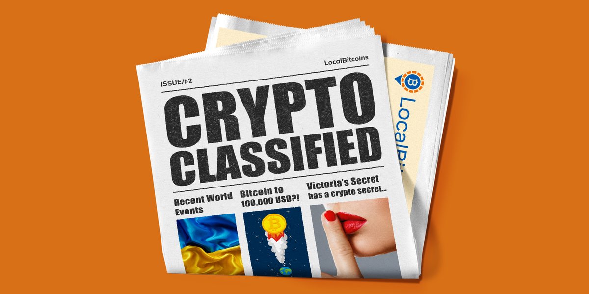 LocalBitcoins's tweet photo. #CryptoClassified βοΈ
It's official, our latest newsletter has been sent out! ποΈ
Designed to bring YOU all the latest #CryptoNews! π€© Are you subscribed? πβ¨π https://t.co/EBtodHyRGO