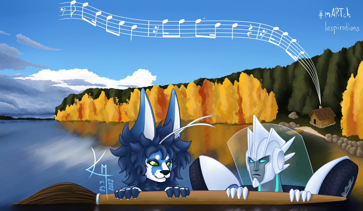 miemietin's tweet photo. #mARTch2022
Inspirations
Out of context, this makes very little sense! But here are some things, and two fellow artists, which inspire me when it comes to art. https://t.co/wUEWeqvx3L