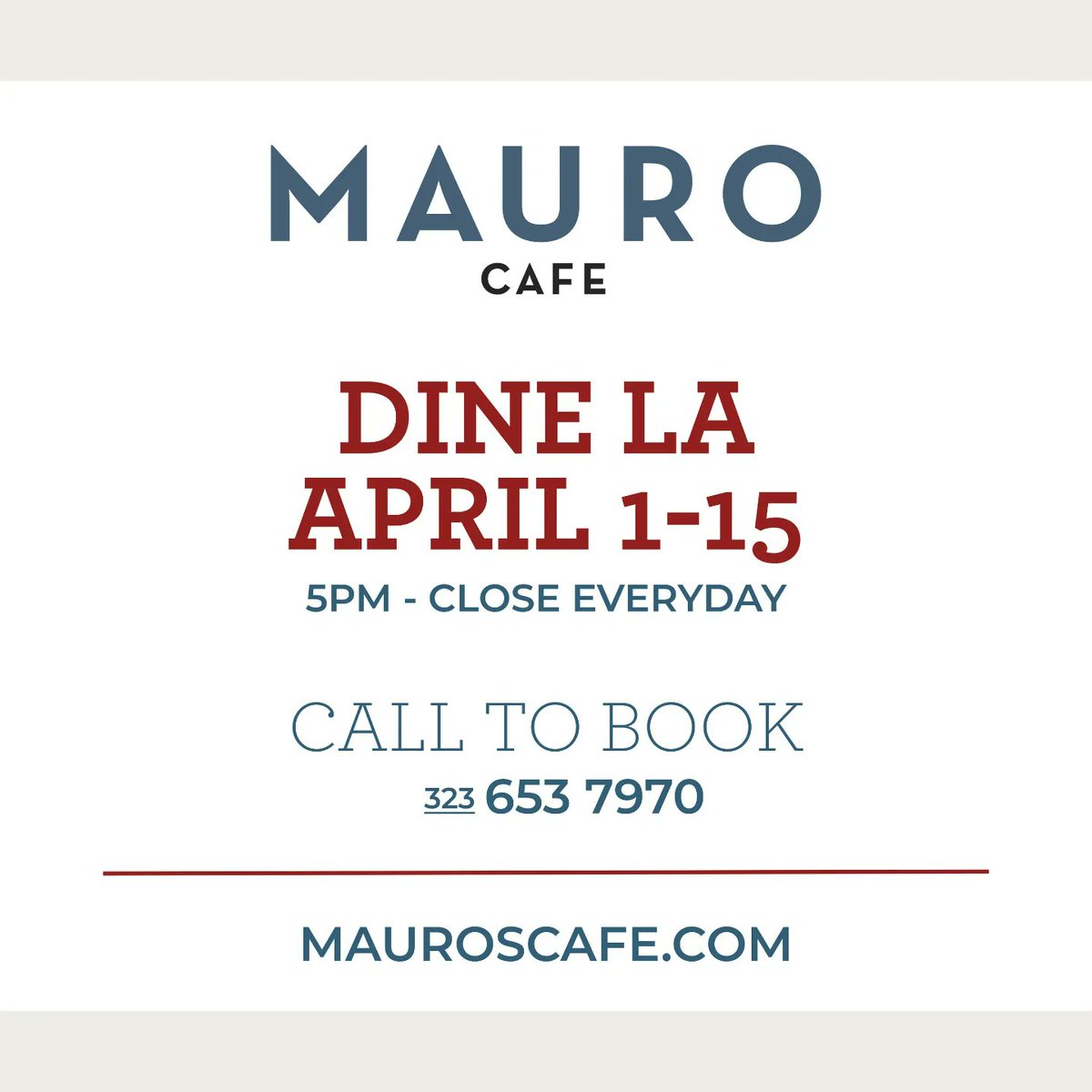 Mauro's Cafe tweet media