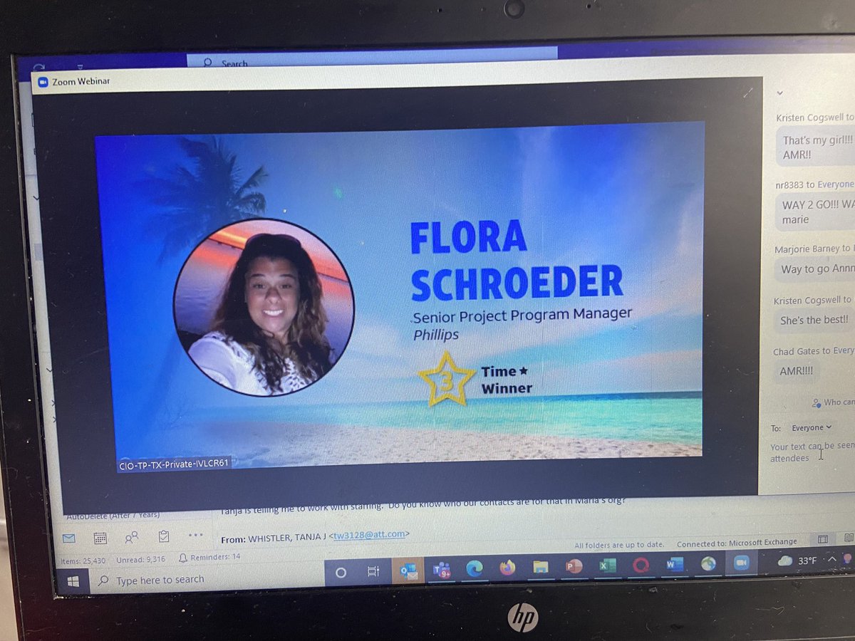 FloraS1972's tweet photo. #ATTSummitWinner22– I’m famous!  Thank you AT&amp;T!! https://t.co/EueVU0VH0p
