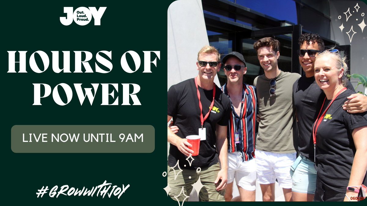 JOY949's tweet image. #HOURSOFPOWER 7-9AM 
"I love waking up every morning to the Murphy's, Tim and Team! You guys are genius and I laugh out loud every day. Thanks for your energy and big smiles! :)" - Dani from Flemington

joy.org.au/support-joy