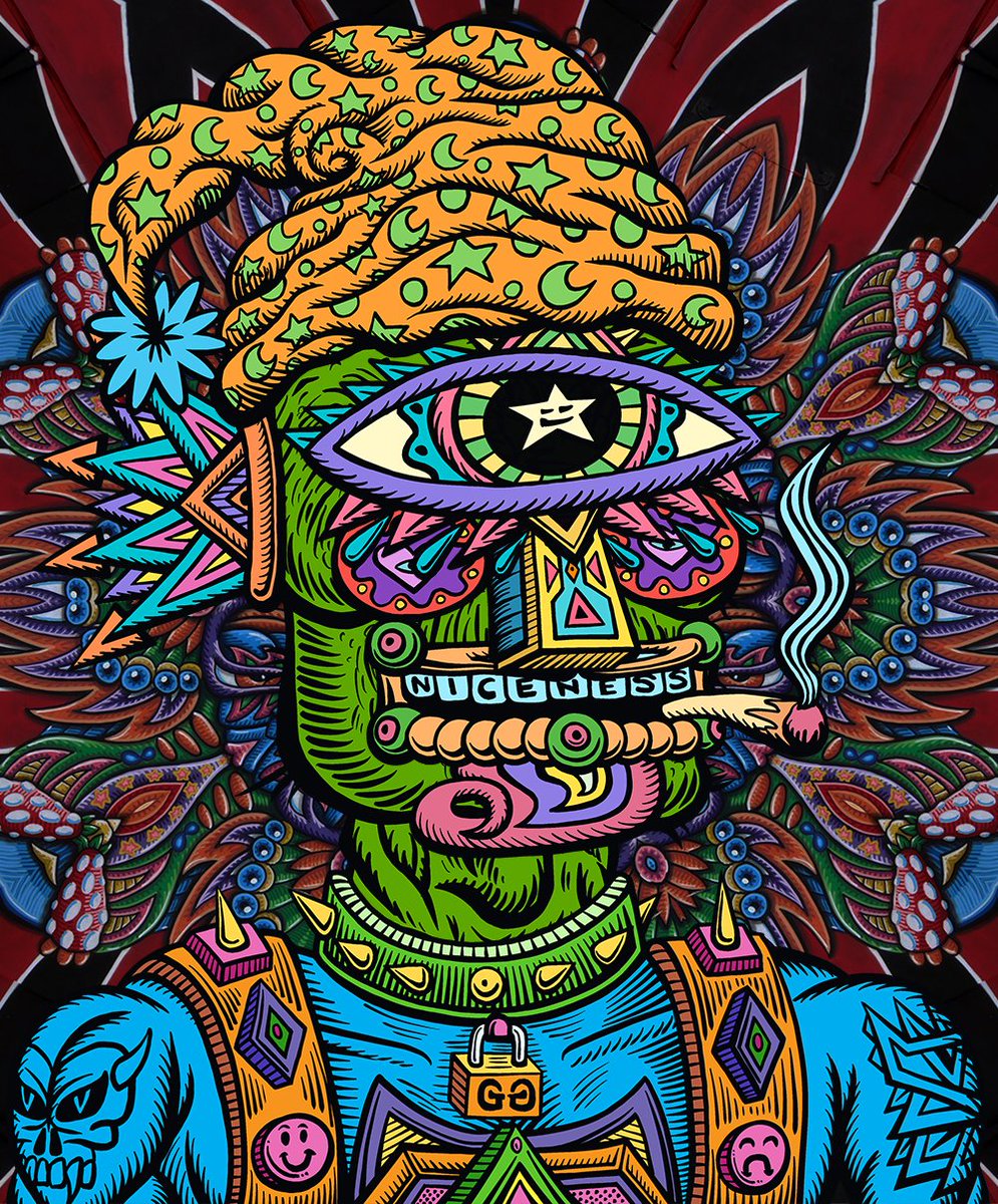 Taking a spliff because Universe can stress you out some times... Chill Place? Heading out to <a href="/GalakticGangNFT/">Galaktic Gang</a>  to increase !niceness! you are welcome : D
#NFT