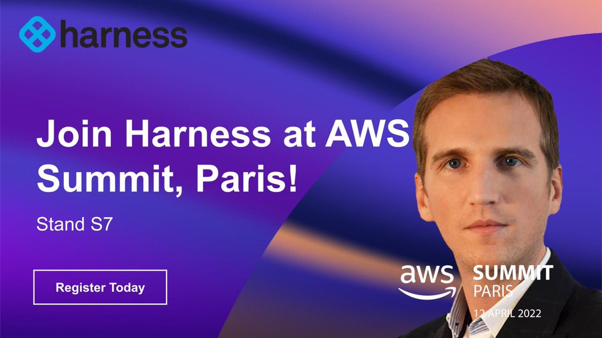 ecointet's tweet photo. Join me at the #AWS Summit Paris!

This is the perfect opportunity to get more information about @harnessio : The Modern Software Delivery Platform. 
https://t.co/f6Cgax9VEo

#devops #cicd #cloud #awssummit https://t.co/9jAfcsTSVF