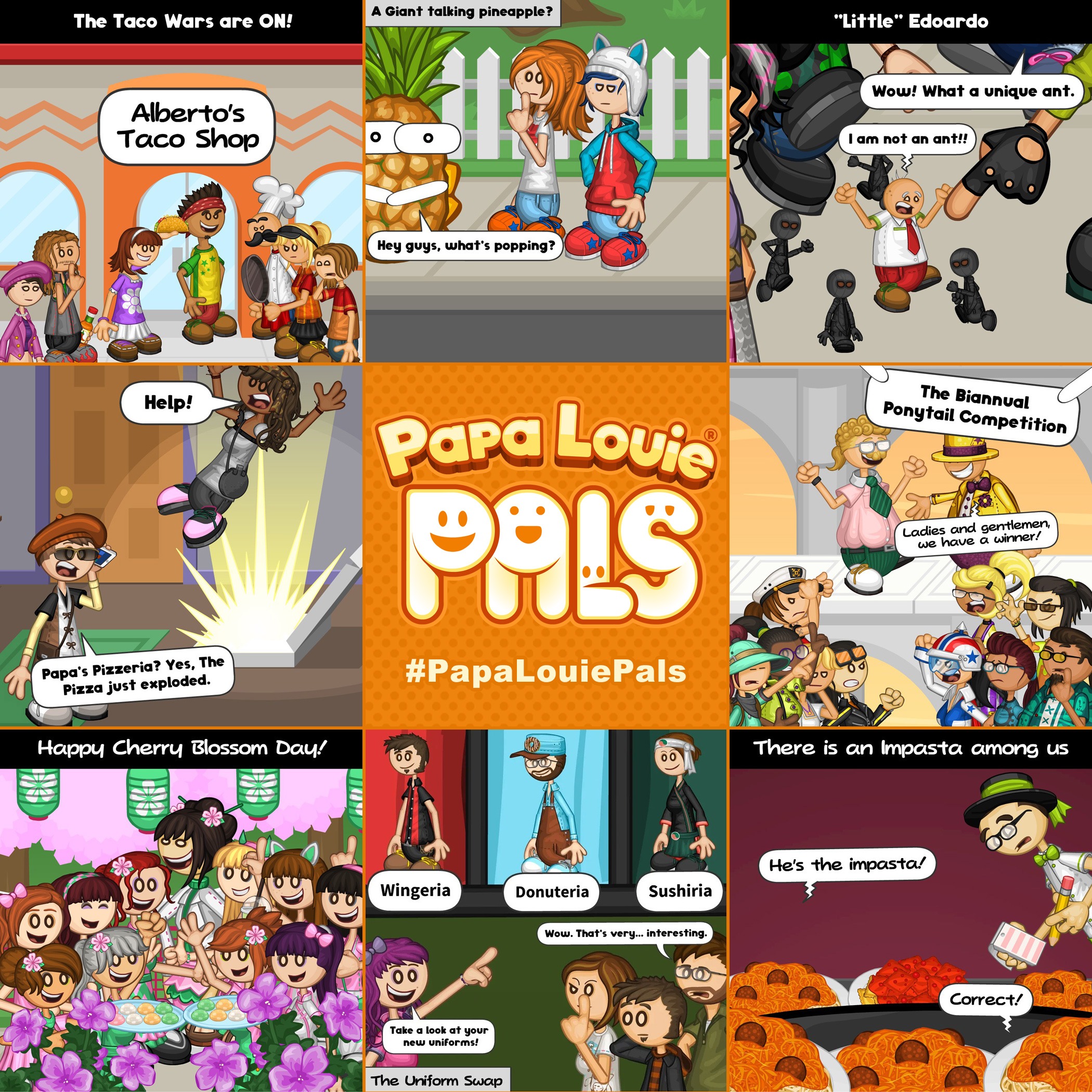 Flipline Studios on X: Papa Louie Pals: Fan Scenes!