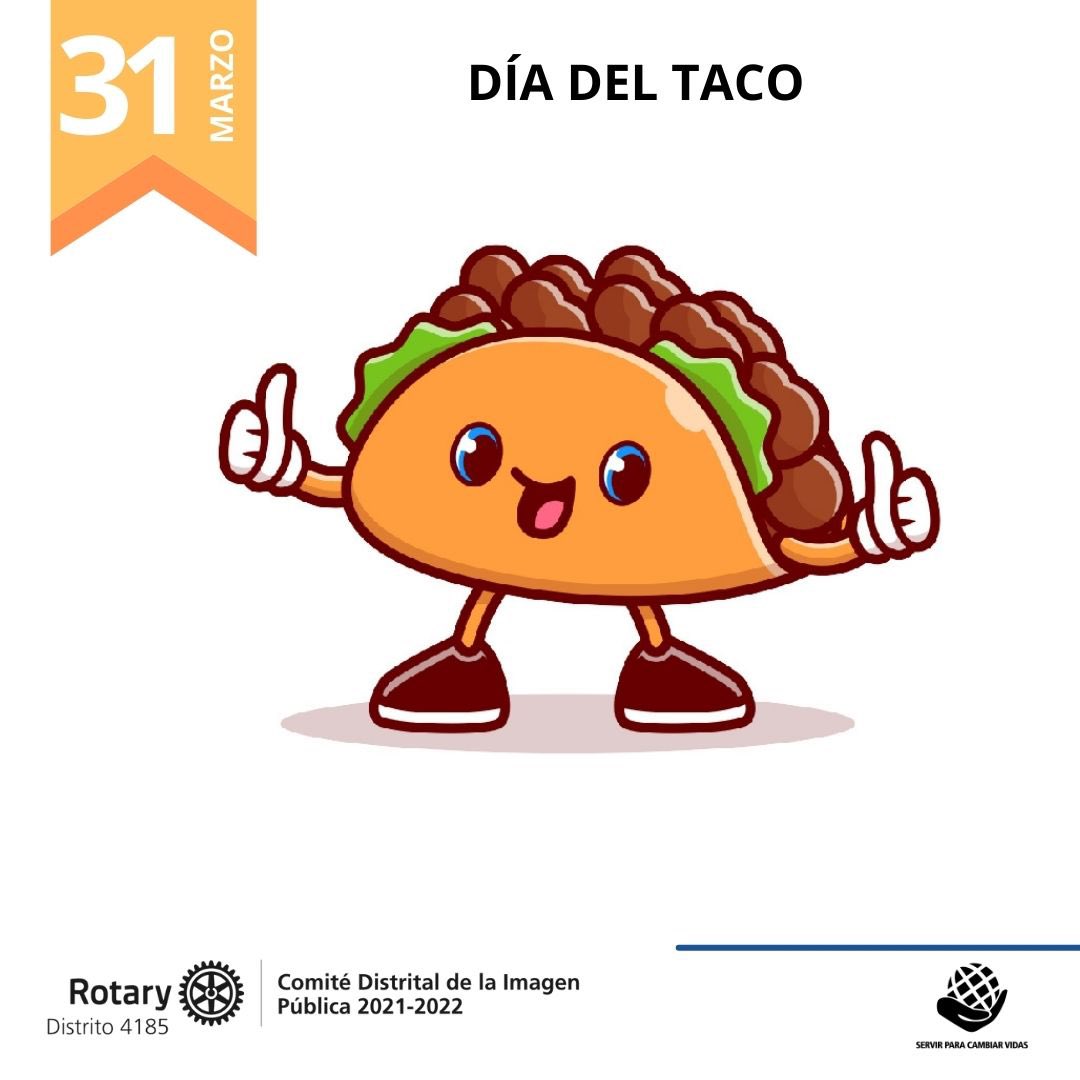 ip_rotary4185's tweet photo. 🌮 De pastor, suadero, campechano o simplemente de sal y salsa, los tacos tienen infinitos estilos, todo puede ir dentro de una tortilla en cualquier ocasión y a cualquier hora.
🌮 Disfruten este día con su orden de tacos favorita!
#Rotary #díadeltaco🌮 #Distrito4185 https://t.co/6nDWuHG0BD