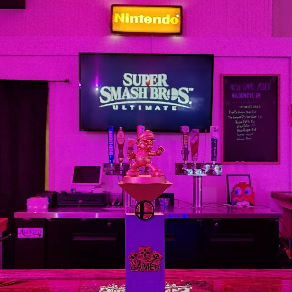 th3rdimension's tweet photo. Check out The Tipsy Gamer on Tuesday April 5th for their inaugural Smash tournament! You can find more information on their instagram @thetipsygamer.gville! There is a $20 entry fee with $200 worth of prizes up for grabs! If you would like to enter, we have a 50 person limit… https://t.co/DJTMHeGNDj