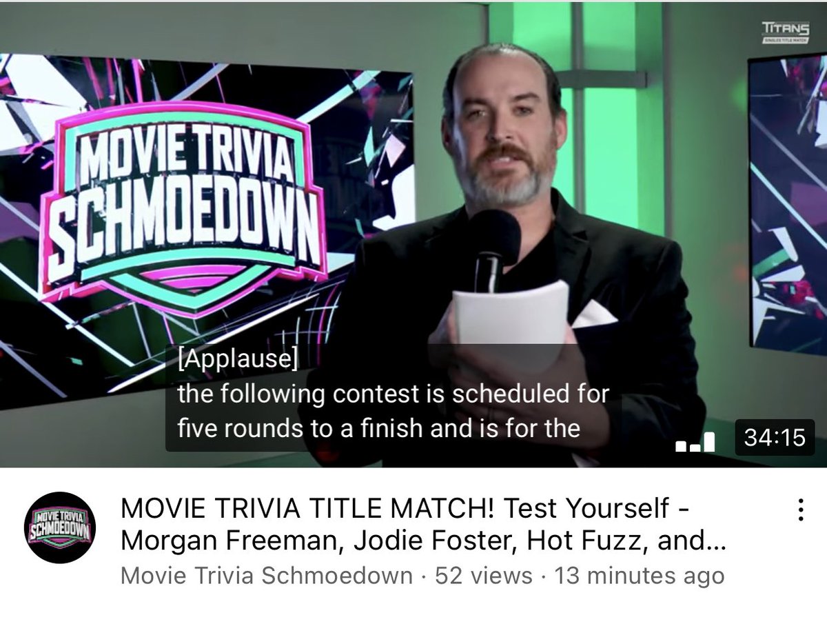 JoeEdFarrelly's tweet photo. Contrary to the description, I am not in this @TheSchmoedown match with Freeman and Foster #HereComesTheFuzz https://t.co/SEvtqlGFrv