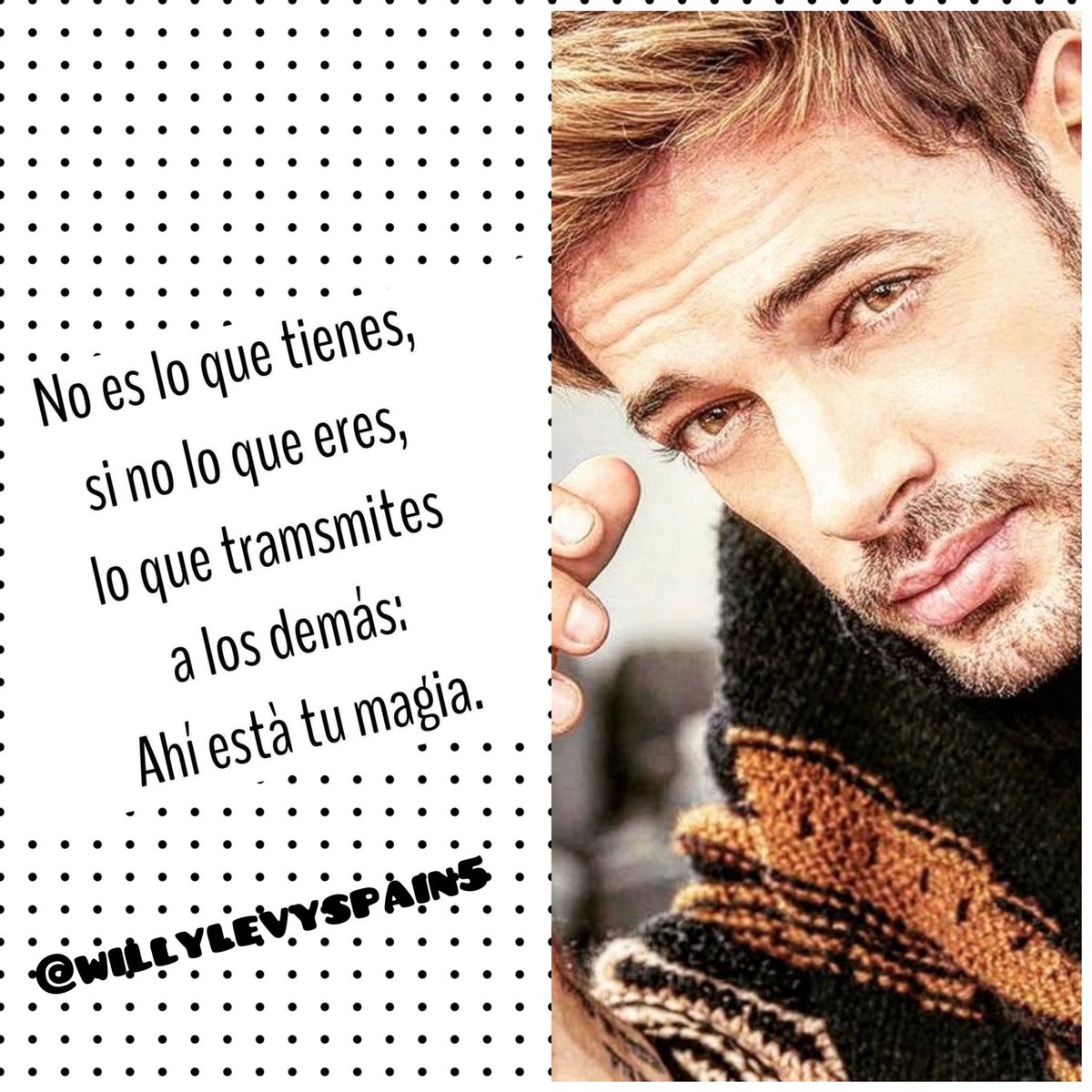 Eres unico!! Por eso te queremos tanto!! 🖤 Happy life 😇 <a href="/willylevy29/">William Levy</a>  #cafeconaromademujer #sebastianvallejo