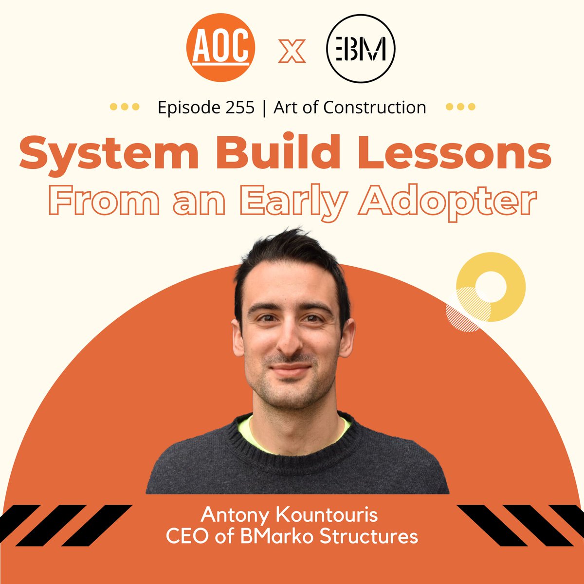 Our CEO, Antony Kountouris, joins the <a href="/TheAOCPlatform/">Art of Construction</a> team as they discuss the start of BMarko as a company, the steps of creating your own system build facility, the best shipping practices for moving modules across the country, and more!

🎧 LISTEN: bit.ly/3wXthCz