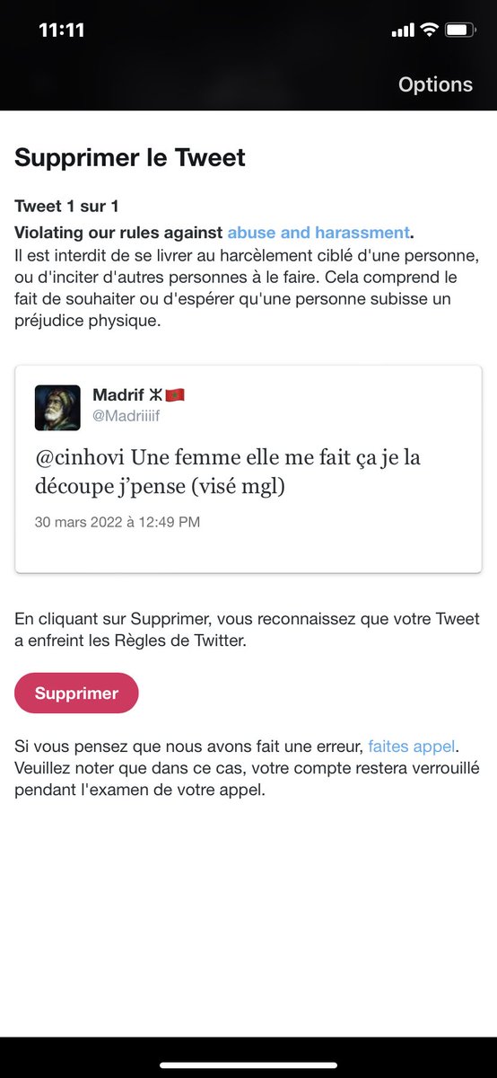 Madriiiif's tweet photo. Libeeeerable
Franchement j’aimerais pas me refaire signaler mais là c’est pas justifié #zoulette #cavaplus #melezvousdvosaffaires https://t.co/pCyzec5sVH