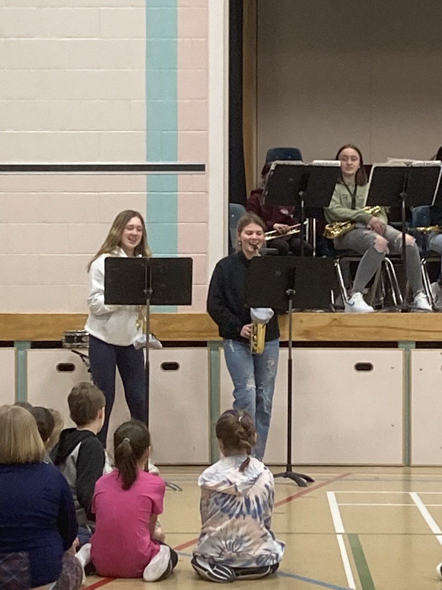 MrsSymonsGrade8's tweet photo. Music Festival Assembly! It feels so good to be all together again. These grade 8’s haven’t performed for 2 YEARS for an audience and they did a great job. @PDaleSchool https://t.co/E84IZYLCyV