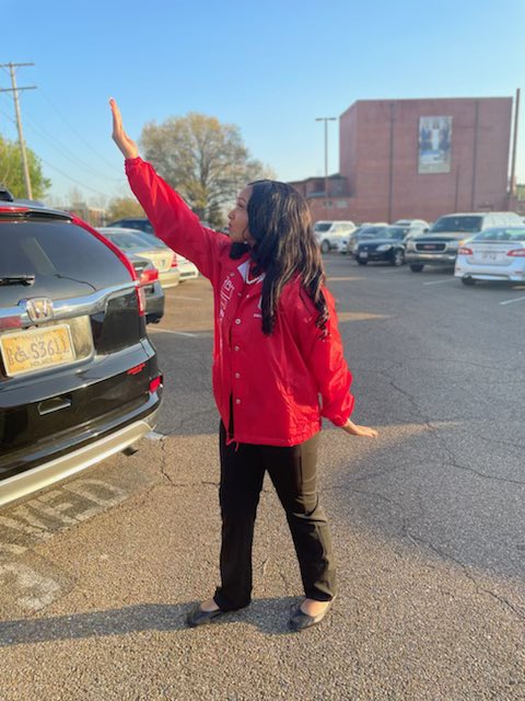 ci_marie__'s tweet photo. I wear my Crimson &amp; Cream. That is every woman’s dream❤️🤍.
I am Cianna Hooker, but in Delta Land I am Law &amp; OrΔer 🐘🔺

#AOML #DeltaPi #DST1913 https://t.co/KQbkZ1OPZk