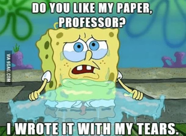 slc21j's tweet photo. My mood cause I have all the papers to write these next few weeks. #fsu2040 https://t.co/YYpCCx4xWA