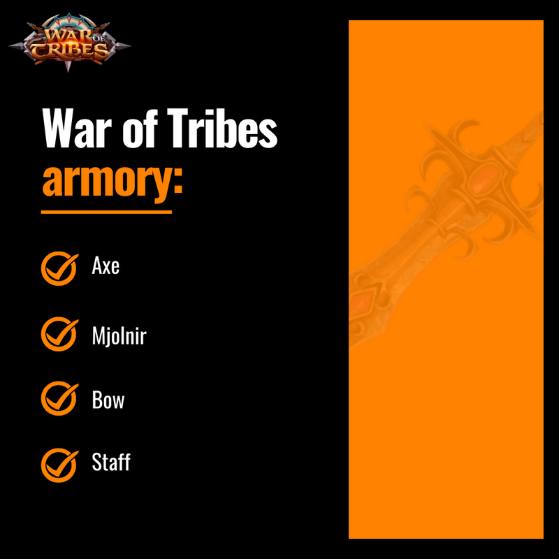 waroftribes's tweet photo. βοΈ On War Of Tribes you will be able to choose the best weapon for your character!
Each type or armory is unique and will have exclusive advantages. π
π Check out the armory designs here: https://t.co/80kmbzM8Z6
#WarOfTribes #OnlineMMORPG #OnlineGaming #Axe #Bow https://t.co/t6jwoLeYer