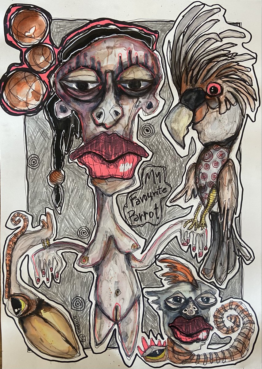 Hello everyone! We have a new sale for Giulio's collection 😊 his #nftart is called "The girl with the parrot"
Price: 0.15 $ETH on <a href="/opensea/">OpenSea</a>
Buy #nft own the real #artwork 😁
opensea.io/collection/giu…

Follow us more to come!

Be #DeArt 

#crypto #NFTartist #NFTs #painting  #opensea