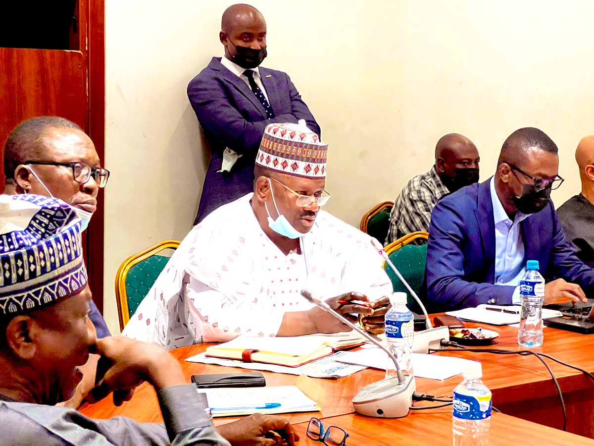 SG_SBHarry's tweet photo. I made a brief presentation to the HoR Ad-Hoc Committee on the State of Refineries in the Country. 
I’m committed to leading an organisation that constantly provides timely and accurate statistical data for policymakers and all stakeholders. https://t.co/R03x6yHklK