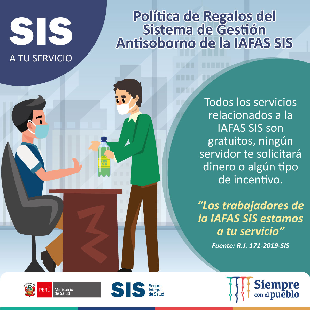 SISPeruOficial's tweet photo. #SISteInforma: ¿Necesitas hacer una denuncia por corrupción?
✅ En el siguiente link 👉 https://t.co/CCrQYQhtJY puedes realizarla. #PolíticaAntiSoborno. https://t.co/OXewNnxFRU