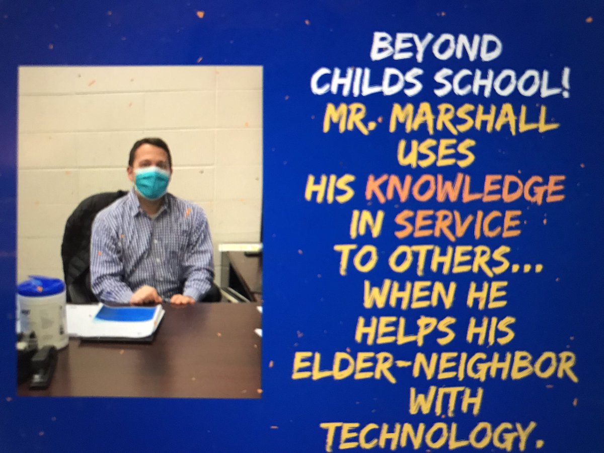 ChildsSchool's tweet photo. #MrMarshall uses his #knowledge in #service to others…when he helps his elder-neighbor with technology. #learnerProfileAttribute #knowledgeable #ServiceAsAction https://t.co/gS7hOOPaUZ