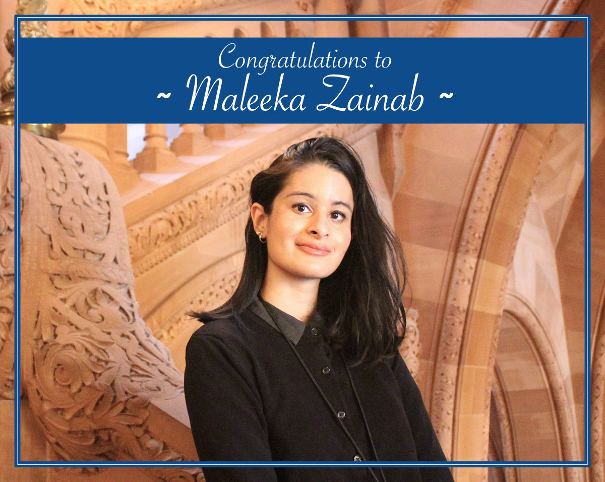 BaruchMarxe's tweet photo. 🎉Congratulations to #MarxeSchool student Maleeka Zainab, a BSPA senior, for being selected as one of the finalists for the NYC Urban Fellows Program!
#MarxePride #BaruchPride #Baruch #BaruchStudents #CUNY #NYC #NYCUrbanFellows #publicservice #policymaking #urbanissues https://t.co/CEI34OnAKg