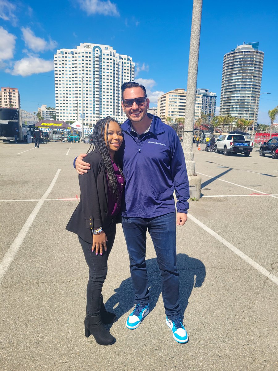 BrianneIngram3's tweet photo. I was so excited to meet the Legendary Big Boy, MMA Bellator Undefeated Champion A.J. McKee, and ride with Championship driver Ryan Eversley at the Long Beach Grand Prix Media Day on Tuesday

#lbgrandprix #longbeach #mediaday #bigboy #ajmckee #ryaneversley #racing #fi360news https://t.co/CoFVoNMEPR