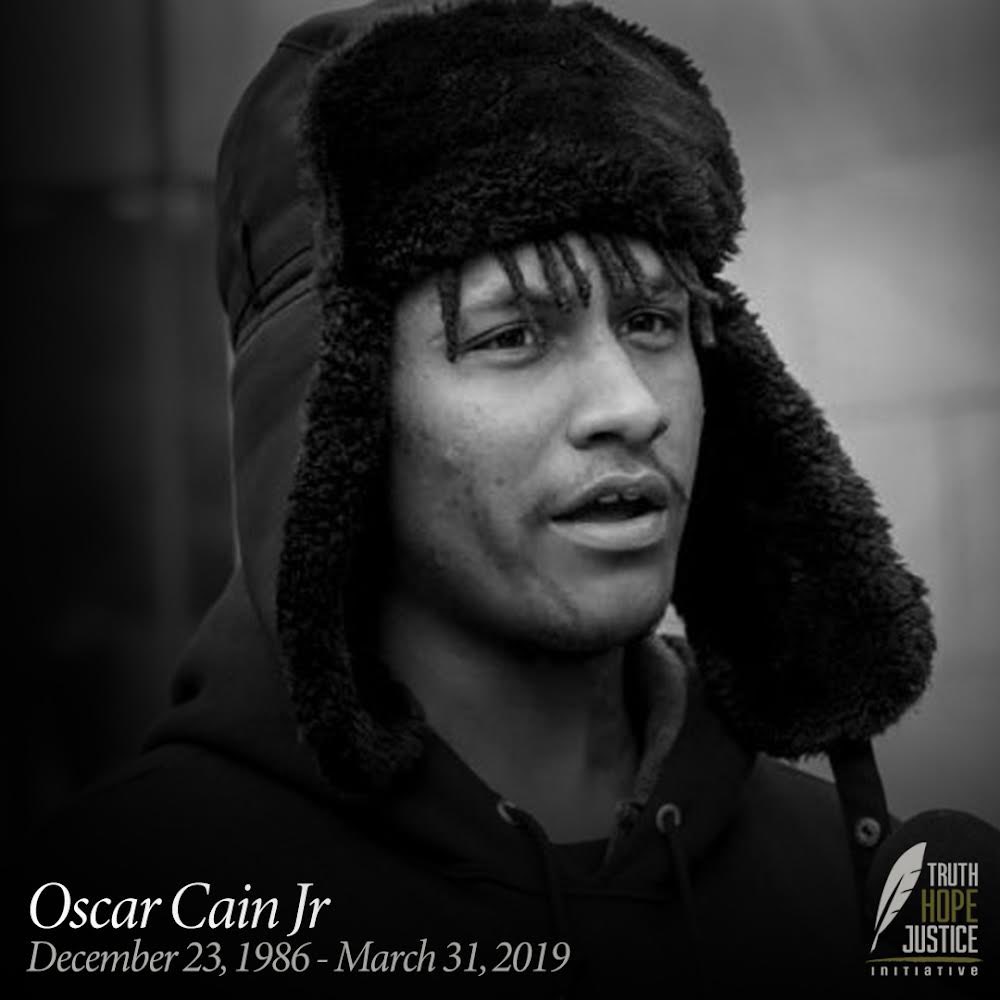 THJInitiative's tweet photo. 36 years ago today, Oscar Cain Jr. was killed by the police. Oscar was outgoing, outspoken, and hilarious. Today, we are sending our love to his mother Jaqueline, and the rest of his friends and family. https://t.co/RLA0orAabW