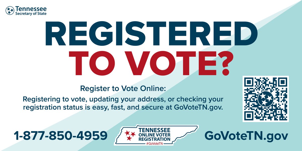 GoVoteWeakley's tweet photo. To vote in the May 3 State & County Primary Election, @WeakleyCountyTN residents must register before the deadline which is midnight on Monday, April 4. Register or update your registration online in minutes at https://t.co/ujIJsFgo3v. #GoVoteTN #GoVoteWeakley https://t.co/ovqzdjlW95