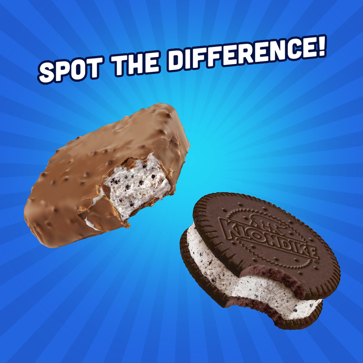 Klondike on Twitter: "Ready to see if your lens prescription is up to date?  Spot the 3 differences in our Cookies 'N Cream line up and you never know  what could happen.
