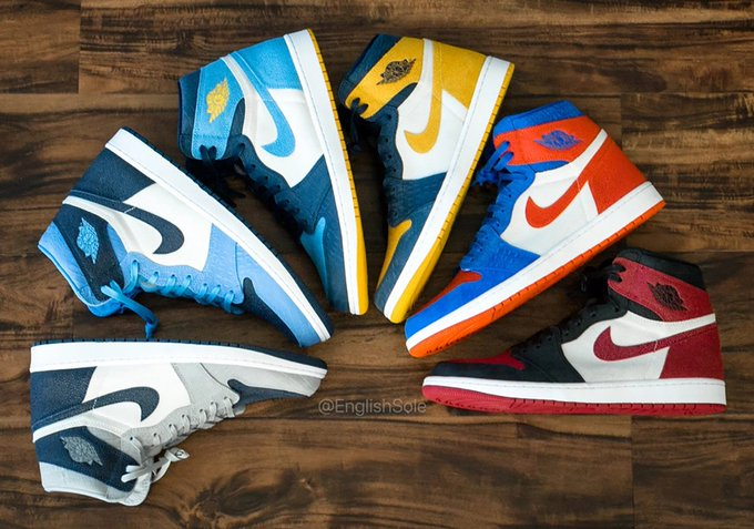 EdwahChen's tweet photo. @atmos_usa Always been a fan of College PE Jordan 1's but love the blue/yellow combo on the Marquettes! #atmoscollectorsclub #atmosdc size 9 https://t.co/0gNerJCKIQ