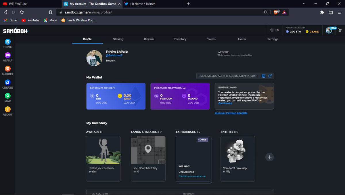 Fahimwiz's tweet image. #SandboxAlphaS2Contest  ✔✔