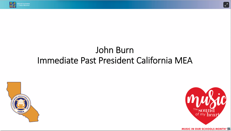 watching <a href="/CMEA_CalMusicEd/">CMEA</a> past president John Burn share about music and arts education possibilities for all students in the state of CA voteartsandminds.org going for 1 Million signatures! <a href="/cmeasbs/">cmeasbs</a>  <a href="/musicd/">Armalyn De La O</a> <a href="/rsperli/">Russ Sperling</a> <a href="/czullinger/">czullinger</a>  <a href="/austinbeutner/">Austin Beutner</a> <a href="/NAfME/">nafme</a>