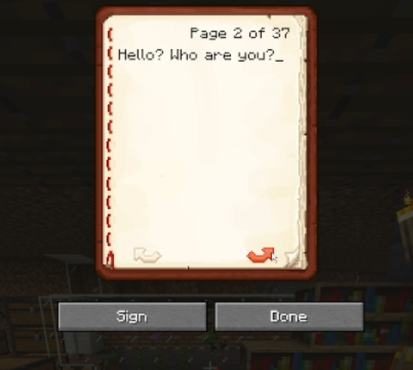 bootwtt's tweet photo. Thread of the pages from Ranboo's lore stream!

(1/10) https://t.co/zBaQ9X7bZ9