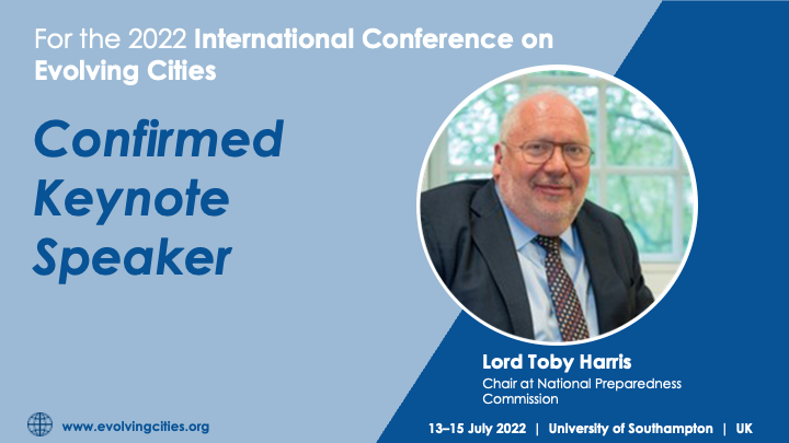 test Twitter Media - Thrilled to host @LordTobySays, Chair, National Preparedness Commission https://t.co/uxkIP2pJn1, as a keynote speaker at International Conference on Evolving Cities @evolving_cities 13-17 July @unisouthampton talking about the preparedness of cities to major crises or incidents. https://t.co/iN0cUIY6o7