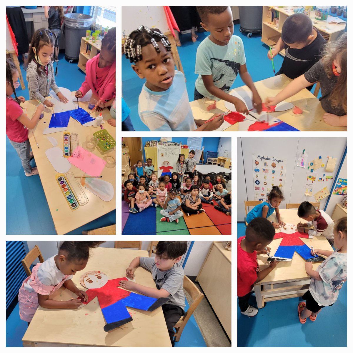 butlerclassroom's tweet photo. Working together to create a cardboard kid #pvlionpride #ecproud #cardboardkidsSA https://t.co/YE1w0HwCdV