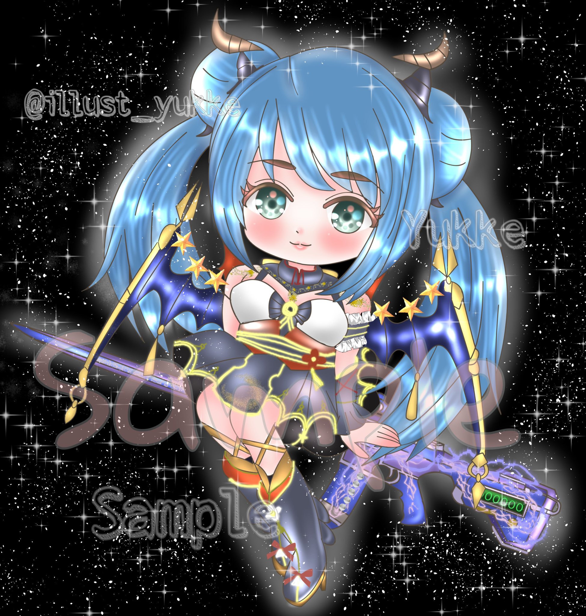 ゆっけ イラスト アイコン ヘッダー Illust Yukke Twitter